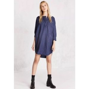 Urban Outfitters Everly Denim Dolman Sleeve Dress